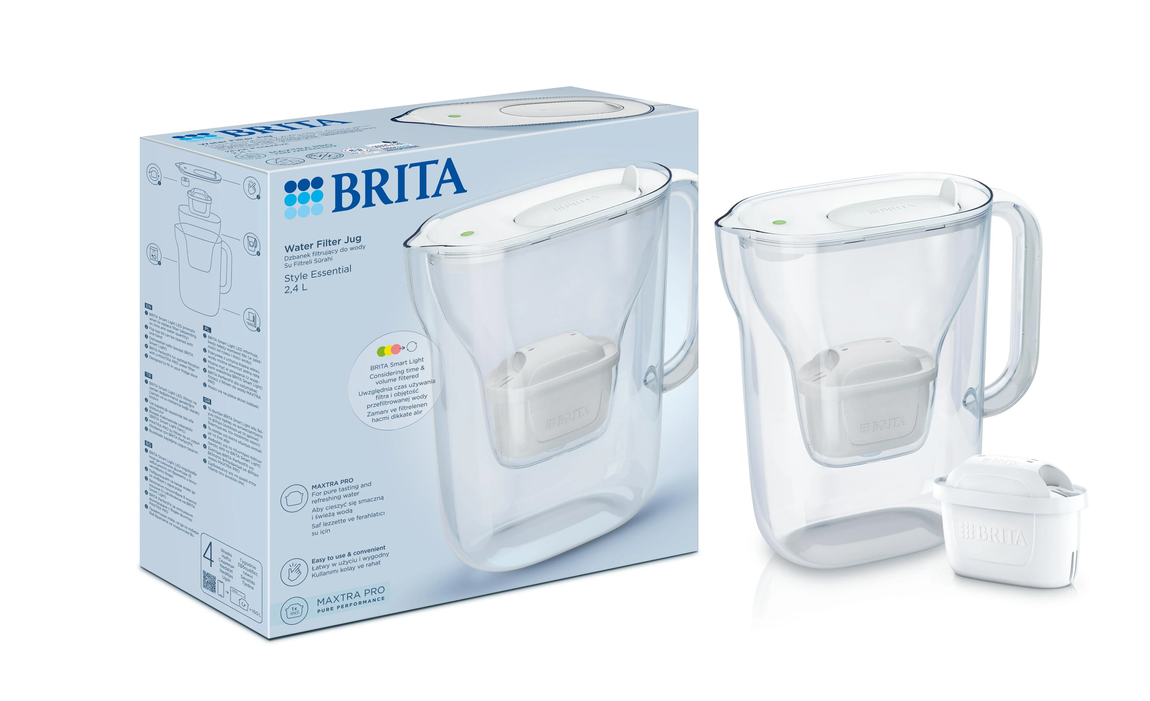 Фильтр-кувшин Brita Style Essential Mxpro белый